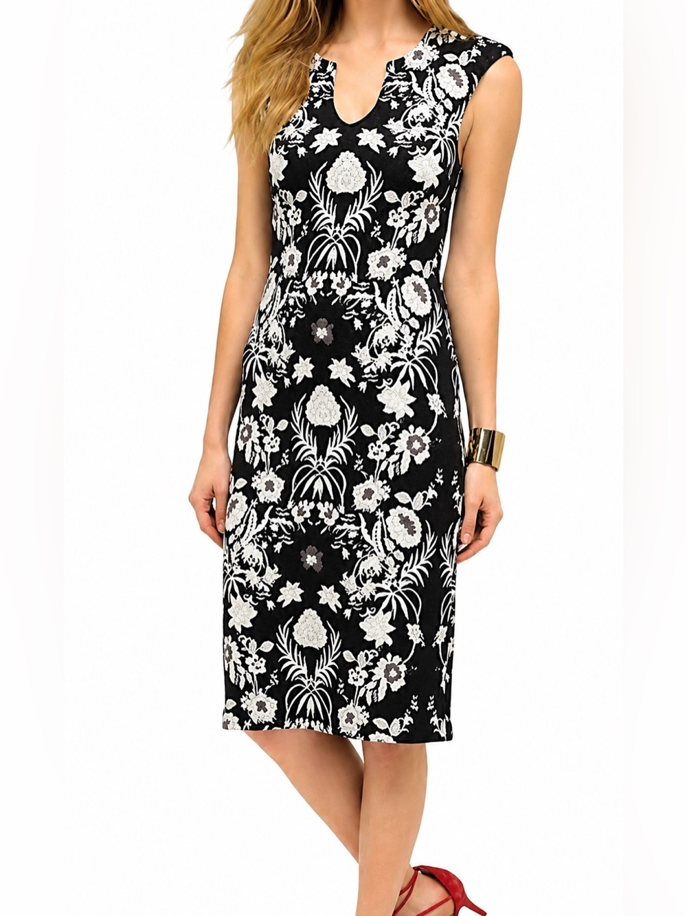 HD in Paris Etienne sheath dress, size 00P